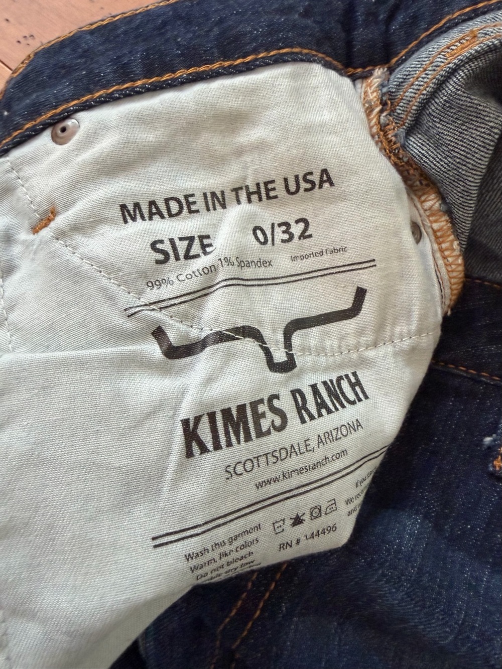 Kimes Ranch Jennifer Dark Blue Flare Jeans - Picture 7 of 7